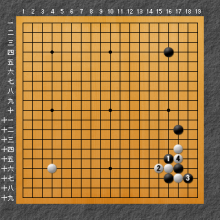 黒失敗の図です。