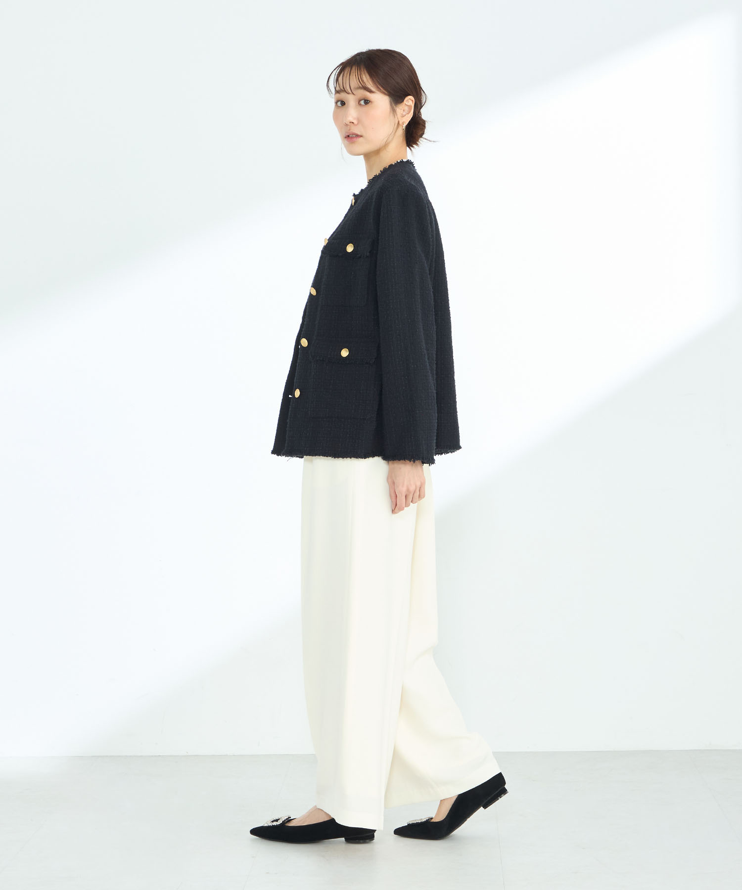 低身長に似合うシルエット